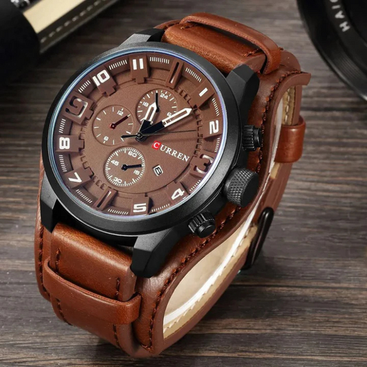 Legacy Leather Chrono Watch